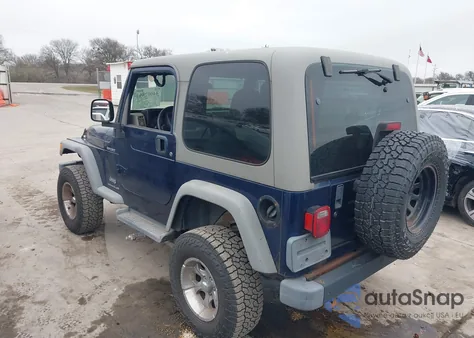 2003 Jeep Wrangler Sport from USA, damaged, VIN 1J4FA49S53P326630